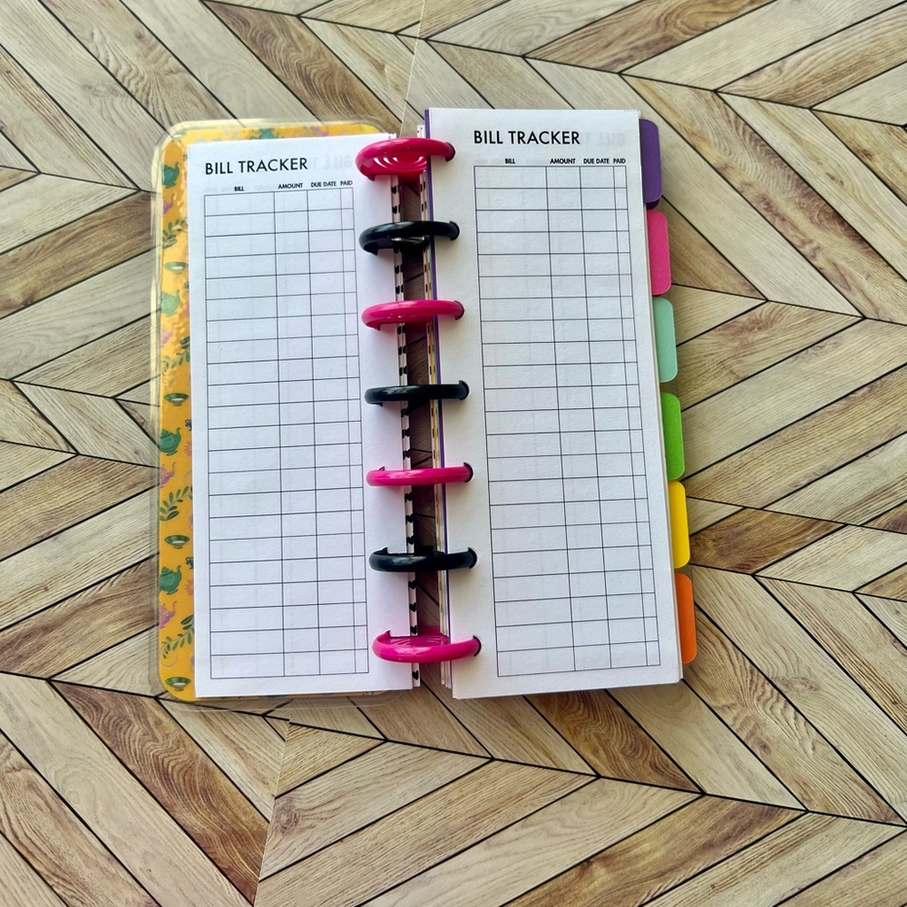 Happy planner skinny mini size undated alice in wonderland - Picture 10 of 16